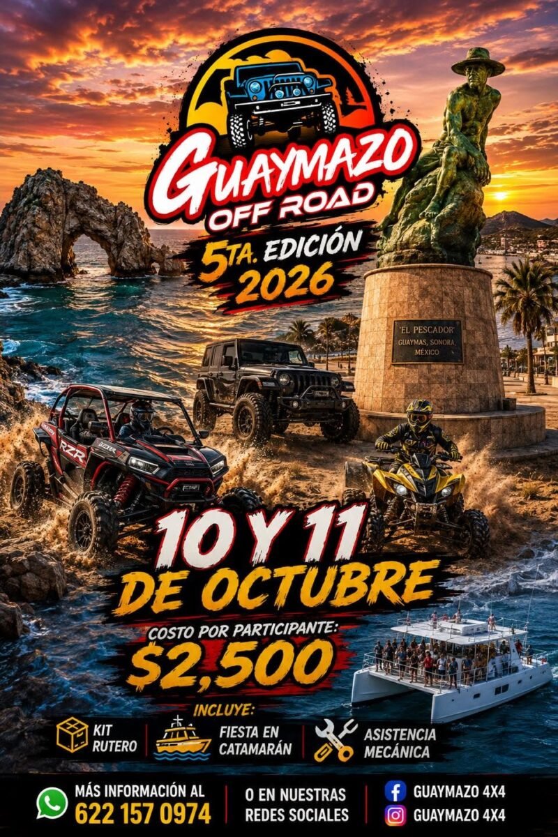 Flyer de Guaymazo Off Road 2026